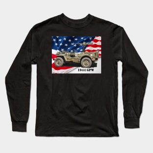 1944 GPW w/American flag Long Sleeve T-Shirt